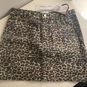 Cheetah print skirt
